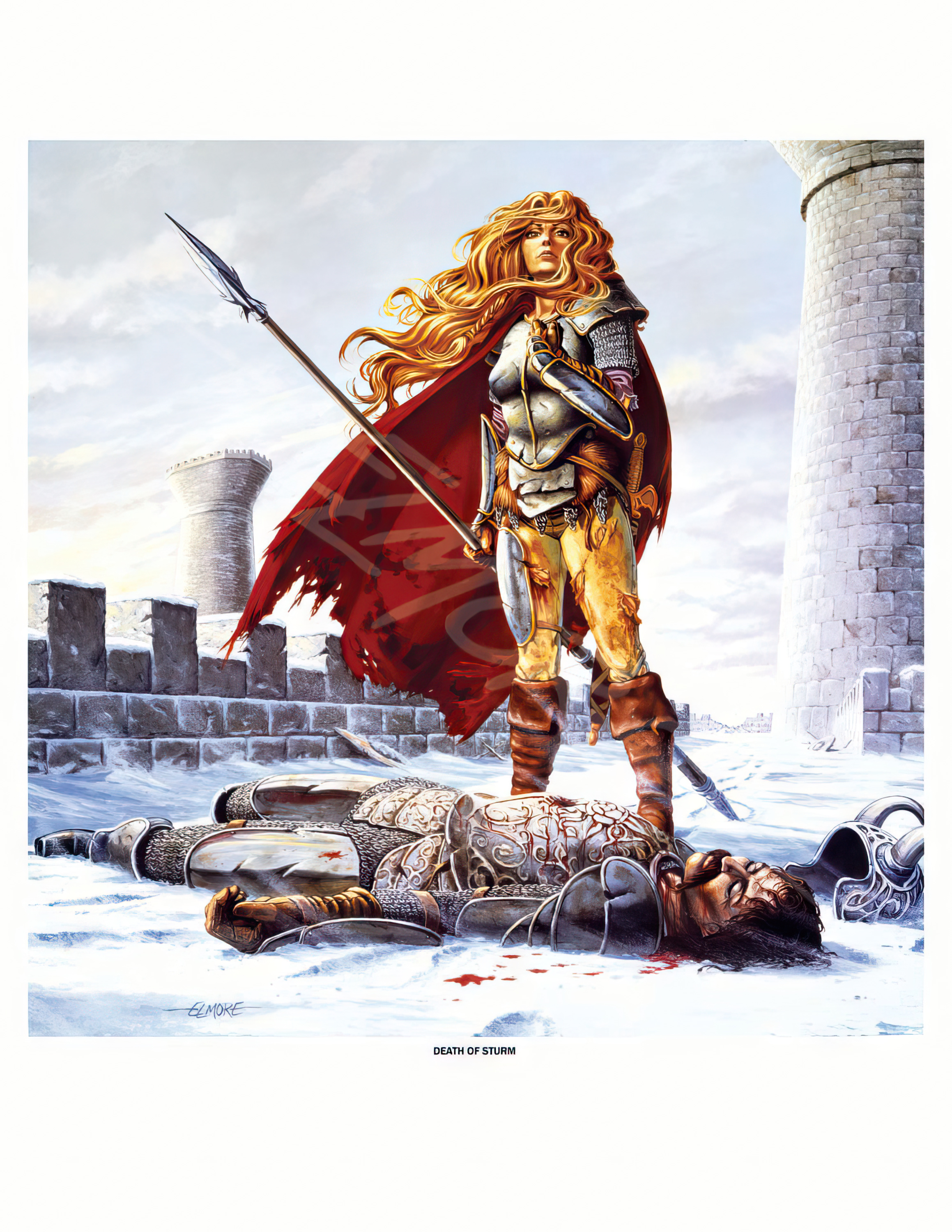 Dragonlance - Death Of Sturm Giclee